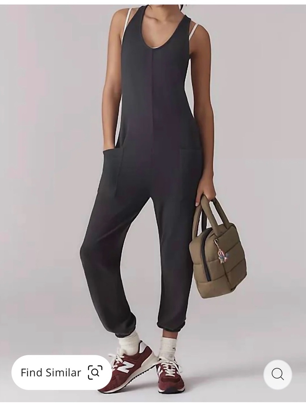 Spiritual Gangster Leah Jumpsuit in Black size Medium